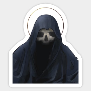 Hooded Skull Figure | Angel of Death | Grim Reaper Sticker